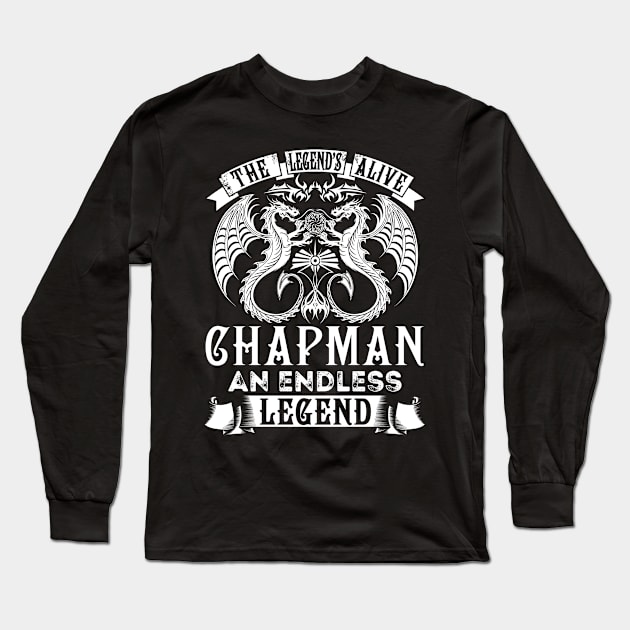 CHAPMAN Long Sleeve T-Shirt by Carmelia